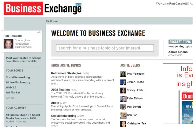Welcome to the Business Exchange