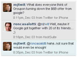 groupon rejects google Groupon Rejects $6 Billion Google Offer